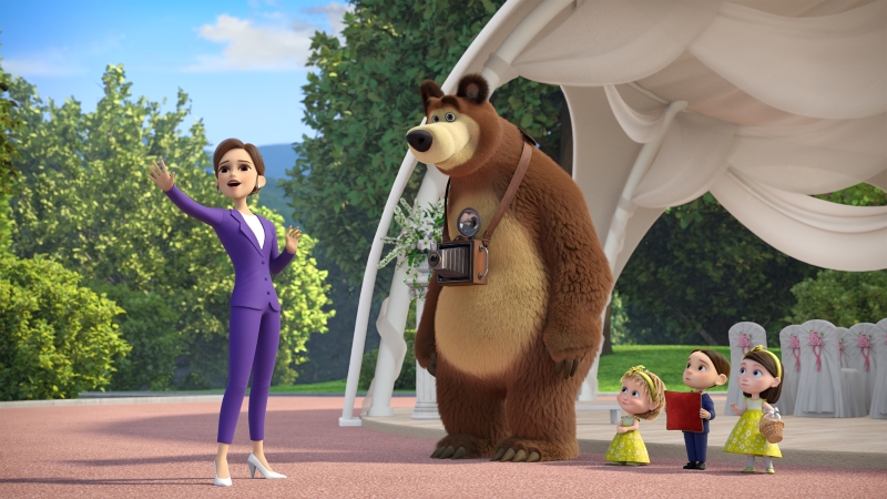 Детское радио – партнер анимационного фильма «Маша и Медведь в кино: Скажите «Ой!»